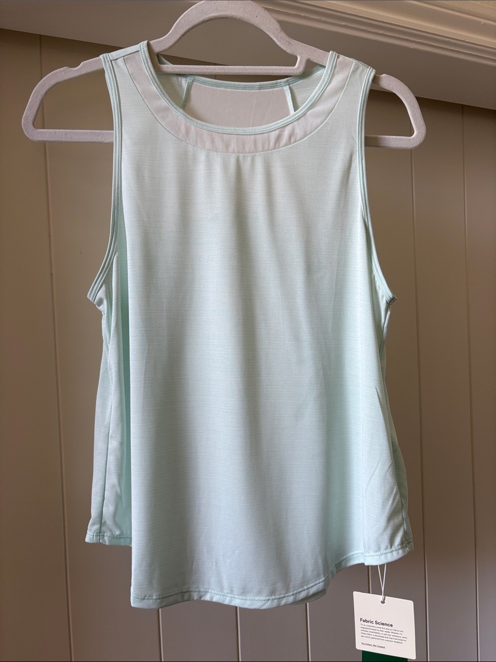 Halara Brand Light Mint Sleeveless Women's Tank Top NEW with tags